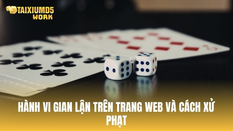 Hành vi gian lận trên trang web và cách xử phạt