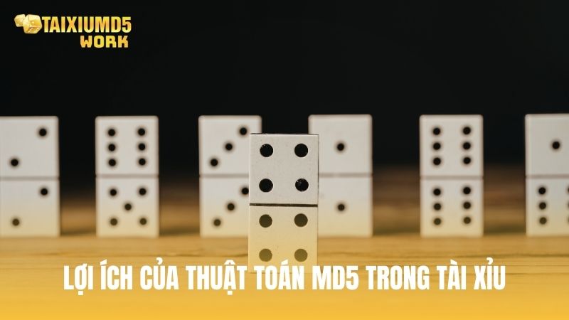 Thuật toán MD5 mang đến lợi ích thiết thực cho người chơi tài xỉu
