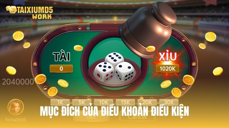 Vai trò và mục đích của điều khoản điều kiện tại Tài Xỉu MD5