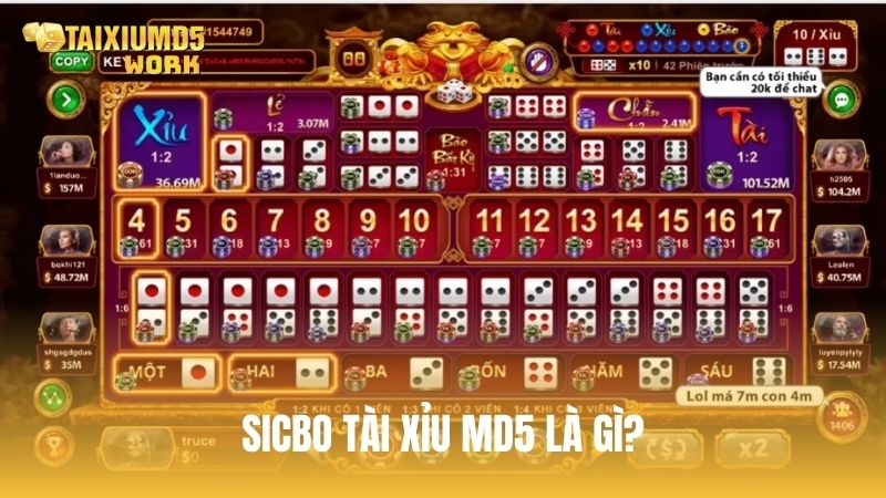 Tìm hiểu về Sicbo Tài Xỉu MD5