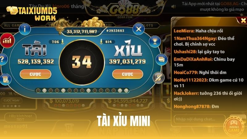 Tài xỉu mini: Đỉnh cao giải trí tốc độ và săn thưởng khủng