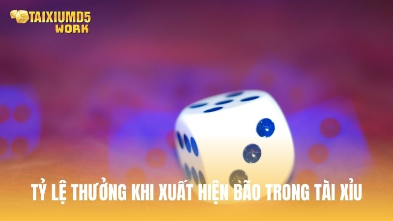 Tỷ lệ thưởng khi xuất hiện bão trong tài xỉu